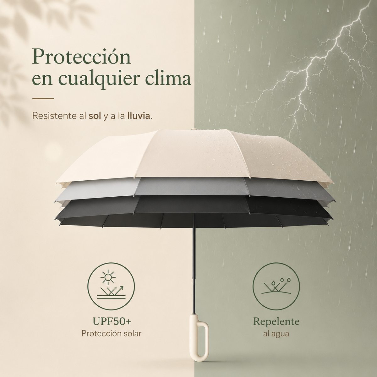 Paraguas plegable Nube