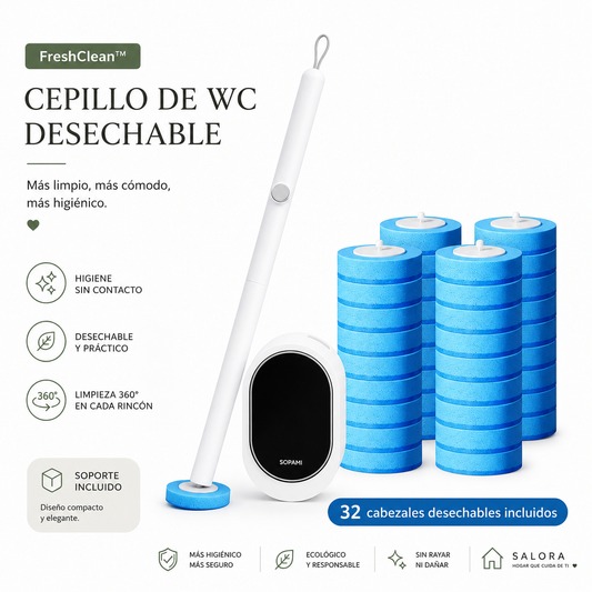 FreshClean™ | Cepillo de WC Desechable
