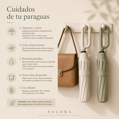 Paraguas plegable Nube