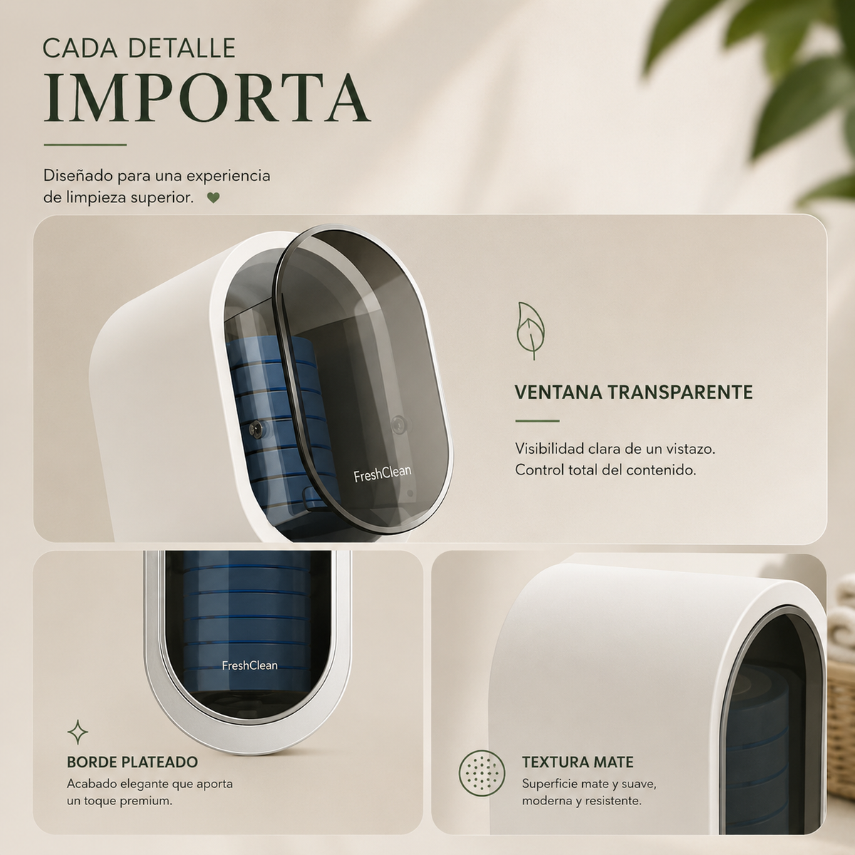 FreshClean™ | Cepillo de WC Desechable