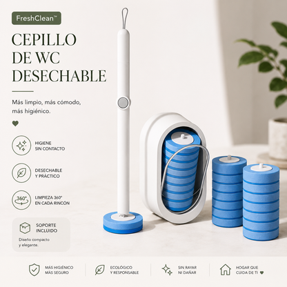 FreshClean™ | Cepillo de WC Desechable