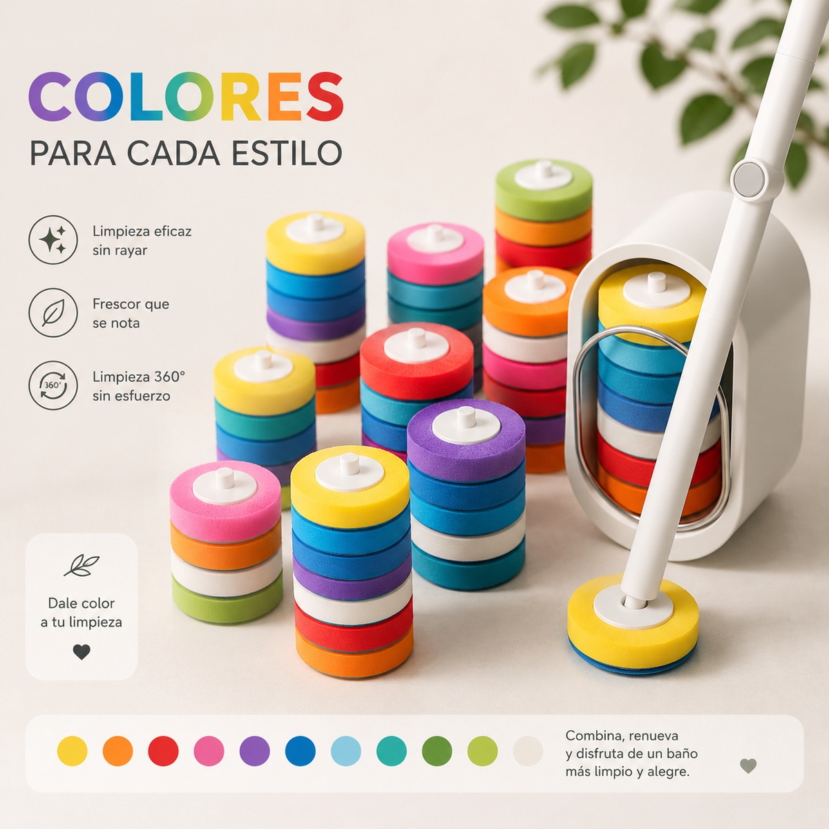 FreshClean™ | Cepillo de WC Desechable